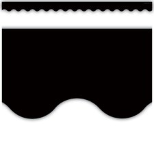 Black Scalloped Border Trim Black Scalloped Border Trim