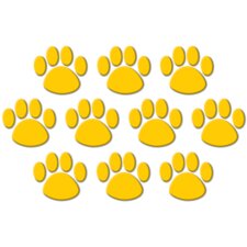 Gold Paw Prints Accents Gold Paw Prints Accents