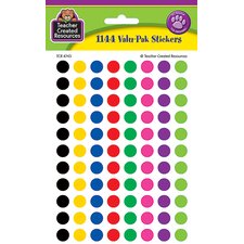 Colorful Circles Mini Stickers Valu-Pak