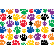 Colorful Paw Prints Postcards