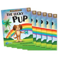 Animal Antics: The Lucky Pup - Short Vowel u Reader - 6 Pack