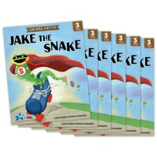 Animal Antics: Jake the Snake - Long a Vowel Reader - 6 Pack