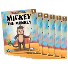 Animal Antics: Mickey the Monkey - Long e Vowel Reader - 6 Pack