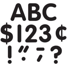 Black Classic 4" Letters Uppercase Pack Black Classic 4" Letters Uppercase Pack