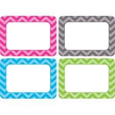 Chevron Name Tags/Labels - Multi-Pack Chevron Name Tags/Labels - Multi-Pack