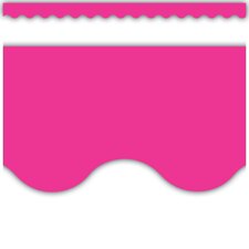 Hot Pink Scalloped Border Trim