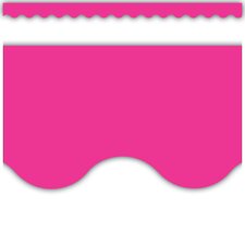 Hot Pink Scalloped Border Trim Hot Pink Scalloped Border Trim