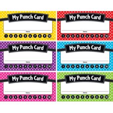 Polka Dots Punch Cards