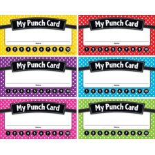 Polka Dots Punch Cards Polka Dots Punch Cards