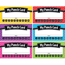 Polka Dots Punch Cards