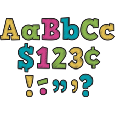 Chalkboard Brights Bold Block 4" Letters Combo Pack