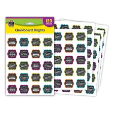 Chalkboard Brights Stickers Chalkboard Brights Stickers