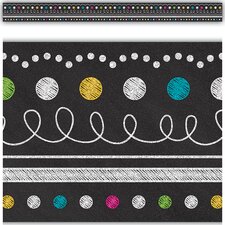 Chalkboard Brights Straight Border Trim Chalkboard Brights Straight Border Trim