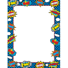 Superhero Computer Paper