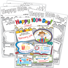 Happy 100th Day Poster Pack