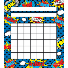 Superhero Incentive Charts