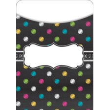Chalkboard Brights Library Pockets Chalkboard Brights Library Pockets