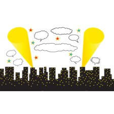 Superhero Cityscape Bulletin Board Display Superhero Cityscape Bulletin Board Display
