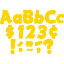 Yellow Gold Funtastic 4" Letters Combo Pack Yellow Gold Funtastic 4" Letters Combo Pack