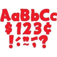 Red Funtastic 4" Letters Combo Pack Red Funtastic 4" Letters Combo Pack