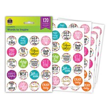 Confetti Words to Inspire Planner Stickers Confetti Words to Inspire Planner Stickers