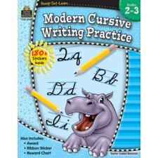 Ready-Set-Learn: Modern Cursive Writing Practice Grade 2-3