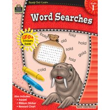 Ready-Set-Learn: Word Searches Grade 1