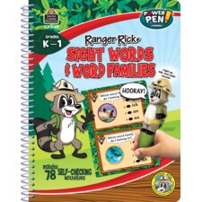 Ranger Rick Power Pen Learning Bk: Sight Words/Word Families