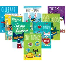 Pete the Cat Holiday and Seasonal Poster Set Pete the Cat Holiday and Seasonal Poster Set