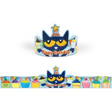 Pete the Cat Happy Birthday Crowns