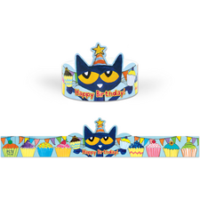 Pete the Cat Happy Birthday Crowns