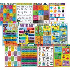 Pete the Cat Early Learning Small Poster Pack Pete the Cat Early Learning Small Poster Pack