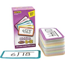 Division Flash Cards - All Facts 0–12