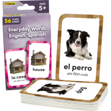 Everyday Words English/Spanish Flash Cards