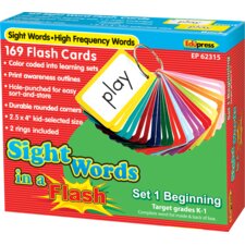 Sight Words in a Flash Cards Grades K-1