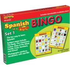 Spanish in a Flash Bingo Game Set 1