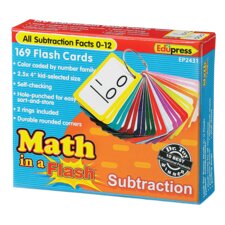 Math in a Flash Cards: Subtraction