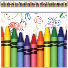 Crayons Straight Border Trim