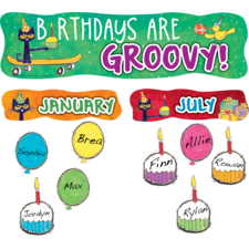 Pete the Cat Birthdays Are Groovy Mini Bulletin Board