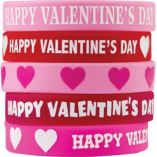 Happy Valentine's Day Wristbands Happy Valentine's Day Wristbands