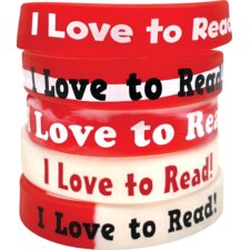 Fancy I Love to Read Wristbands Fancy I Love to Read Wristbands