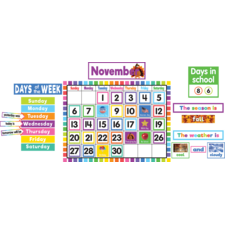 Colorful Calendar Bulletin Board