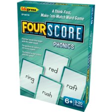 Four Score Card Game: Phonics