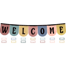 Wonderfully Wild Welcome Bunting Bulletin Board