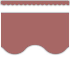 Deep Rose Scalloped Border Trim