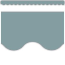 Stone Blue Scalloped Border Trim