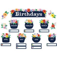 Wildflowers Birthdays Mini Bulletin Board Wildflowers Birthdays Mini Bulletin Board
