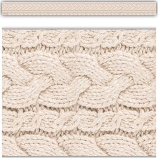 Cable Knit Sweater Straight Border Trim