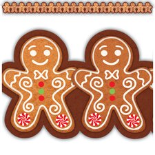Gingerbread Cookies Die-Cut Border Trim Gingerbread Cookies Die-Cut Border Trim