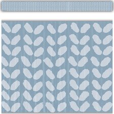 Classroom Cottage Blue Petals Straight Border Trim